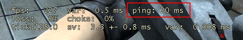 How to see the Ping in CS GO