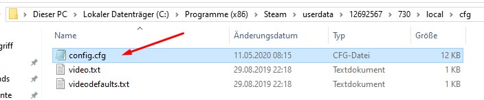 Steam Folder Config File