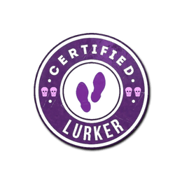 CS GO Sticker Certified Lurker