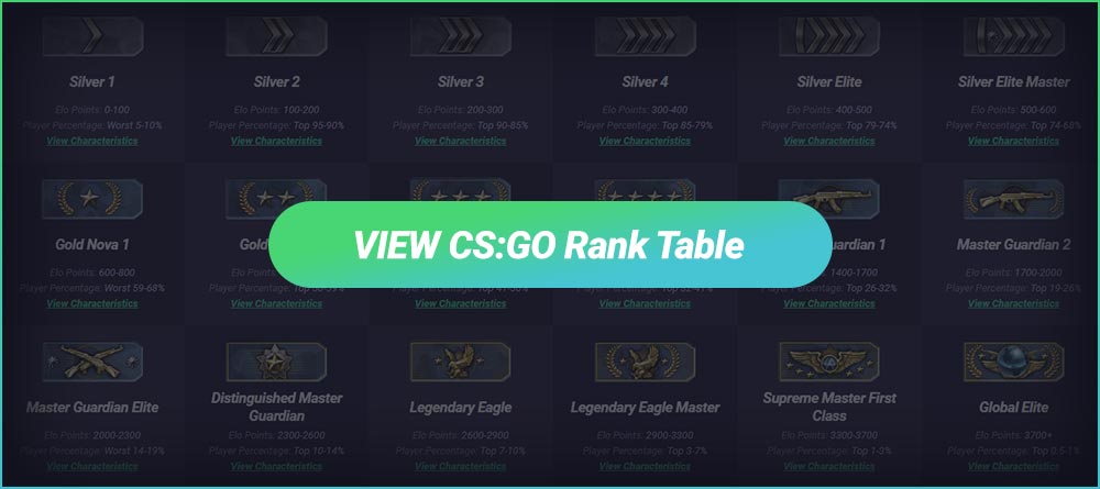 View CS:GO Ranks