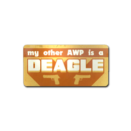 CS GO Sticker AWP Deagle
