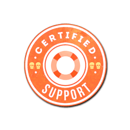 CS GO Sticker Certified Support