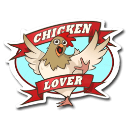CS GO Sticker Chicken Lover