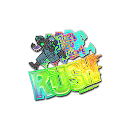 CS GO Sticker CS20 Rush Holo