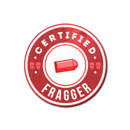CS GO Sticker Certified Fragger