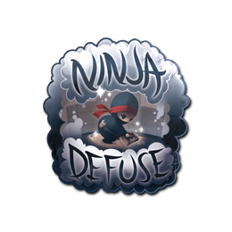 CS GO Sticker Ninja Defuse