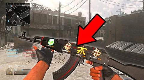 CS GO Weapon with 4 Sticker