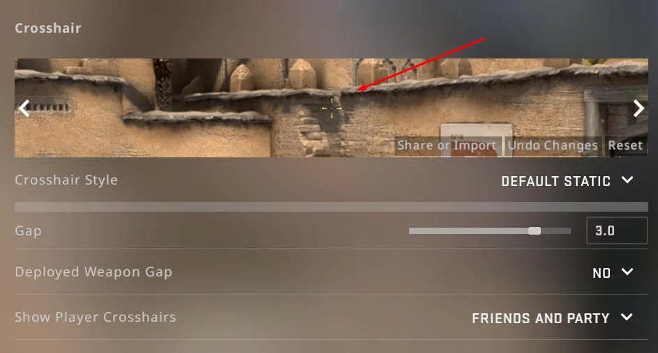 CS GO Crosshair Settings