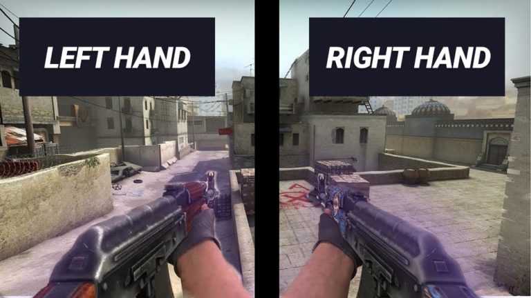 how to switch to left hand cs go