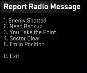 CSGO Report Radio Messages