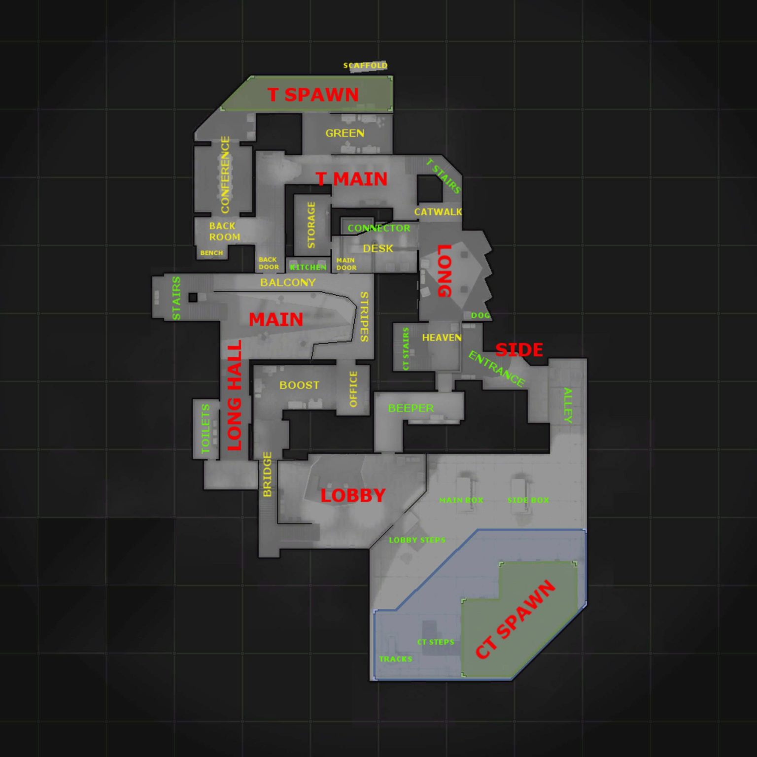 All CS:GO Map Callout Names (Big List of all CS:GO Maps)