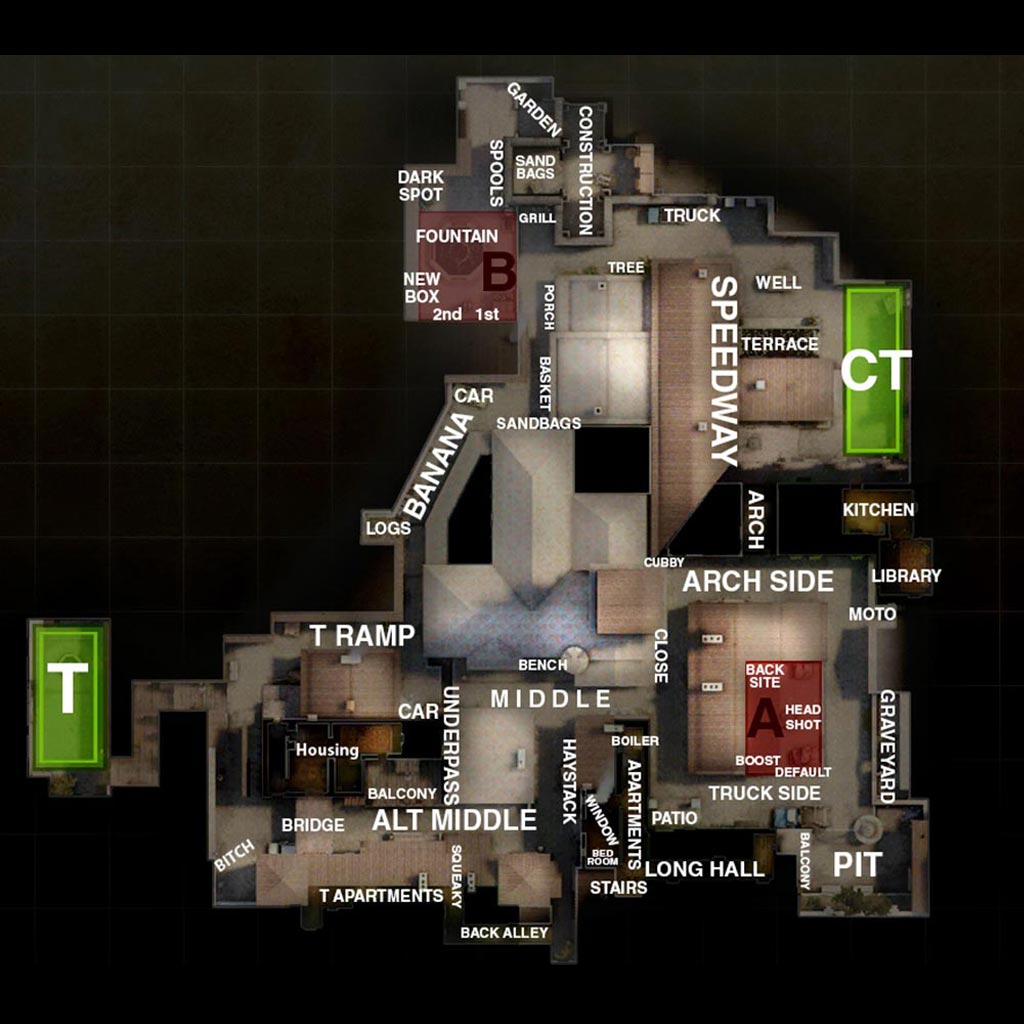 CS:GO Inferno Map Callouts