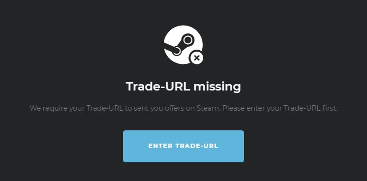 Enter Steam Trade URL
