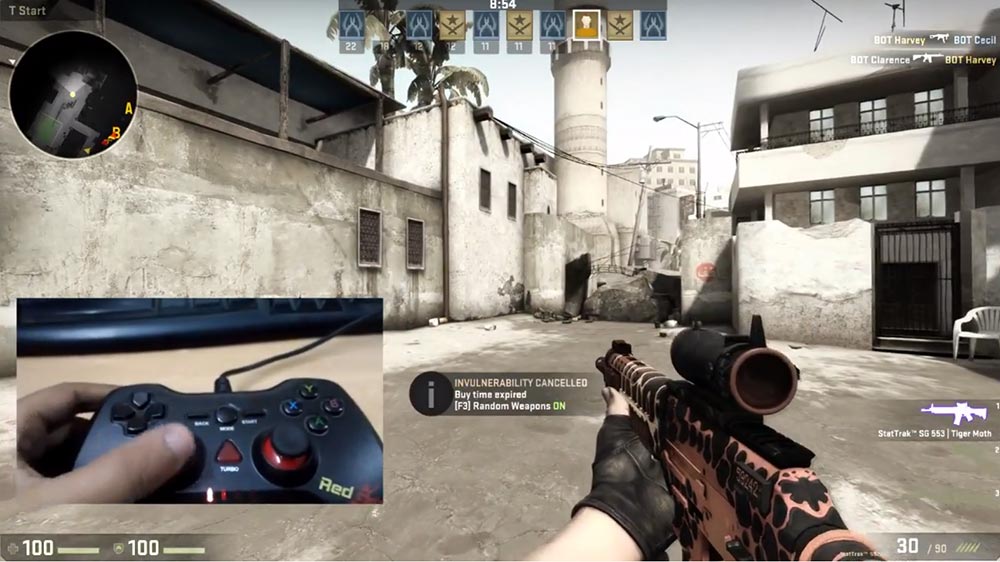 Play CSGO with Controller